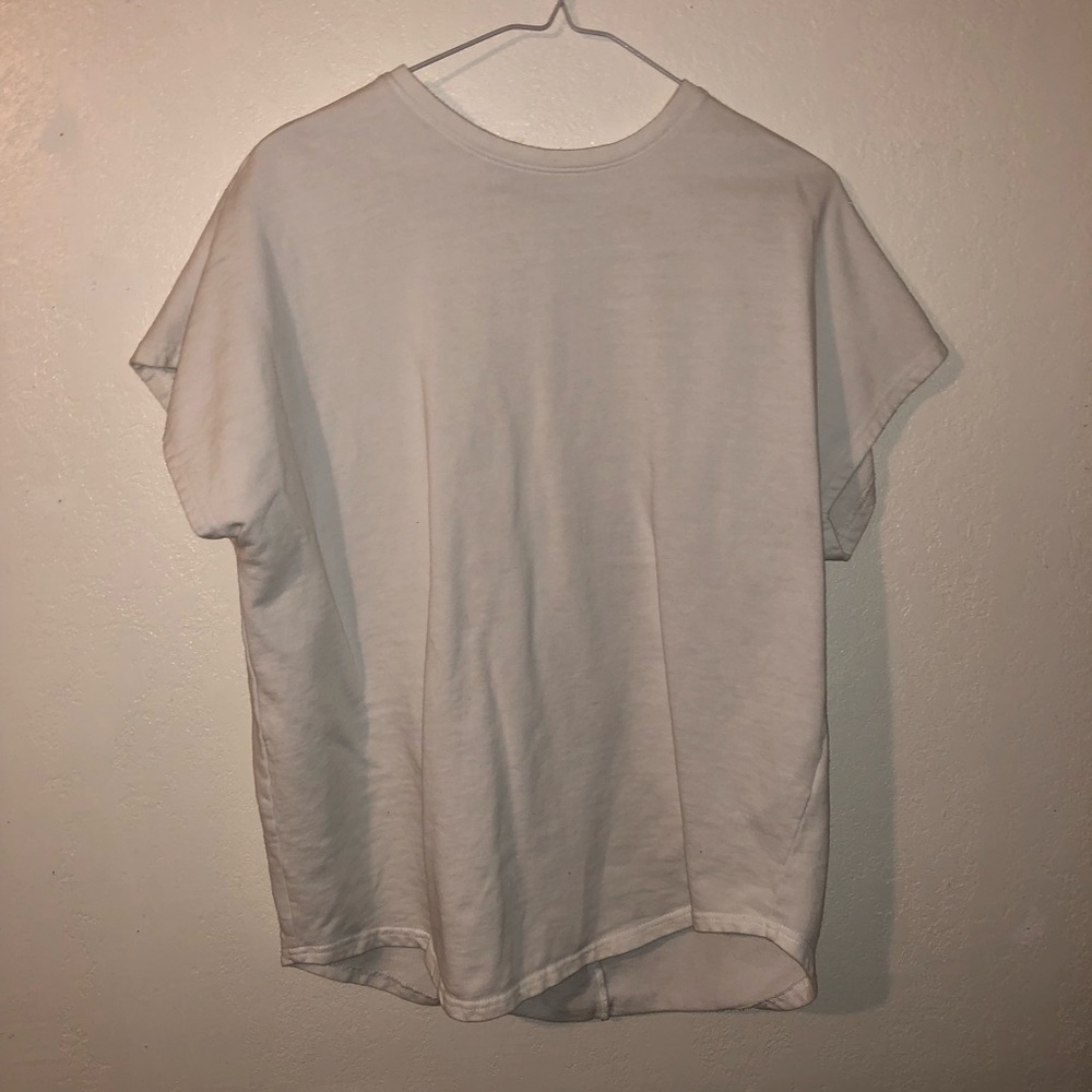 Forever 21 White Long Fit Shirt